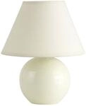 Brilliant Lampe Primo Tischleuchte Beige/hellbraun 1x D45, E14, 40w, Geeignet F&uuml;r