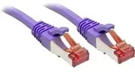 47829 Rj45 Netzwerkkabel, Patchkabel Cat 6 S/ftp 15.00 M Violett Mit...