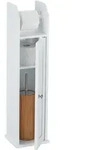 Toilettenpapierhalter Stehend, Schmal, F&uuml;r 5 Ersatzrollen, Bad Seitenschrank, Mdf,