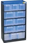 Fp - Allit 464640 Kleinteilmagazin Varioplus Pro 53/21 (b X H X T) 300 X 525 X 135 Mm