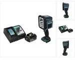 Makita Dml 812 Rm1 Akku Led Handstrahler Taschen Lampe 18 V 1250 Lm + 1x Akku...
