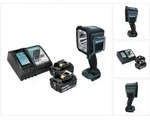 Dml 812 Rm Akku Led Handstrahler Taschen Lampen 18 V 1250 Lm + 2x Akku 4,0 Ah +