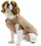 Fleece-hundemantel - Camel/beige - 27 Cm - Fashion Dog