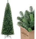 Pvc K&uuml;nstlicher Weihnachtsbaum Schmal, Tannenbaum Christbaum K&uuml;nstlich