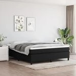 Boxspringbettgestell Schwarz 180x200 Cm Stoff Vidaxl