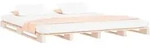 Palettenbett 180x200 Cm Massivholz Vidaxl