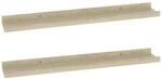 Wandregale 2 Stk. Sonoma-eiche 60x9x3 Cm Vidaxl