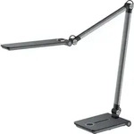 Schreibtischleuchte Wave Grau Metallic H.max.760mm Standfu&szlig; M.led Hansa