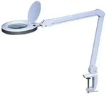 Velleman - Led-schreibtischlampe Mit Lupe - 8 Dioptrien - 8 W - 60 Leds - Wei&szlig;