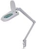 Velleman - Led-schreibtischlampe Mit Lupe - 5 Dioptrien - 10 W - 60 Leds - Wei&szlig;