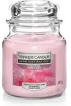 Yankee Candle - Duftkerze Mittleres Glas Fairy Floss 340 G, Rosa Duft Kerze