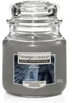 Yankee Candle - Duftkerze Mittleres Glas Cosy Up 340g Grau Duft Kerze Duftkerzen