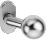 Edi Profilt&uuml;r-knopf 2033/4020 Material Alu.f1 - 2033/4020/01