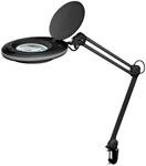 Goobay Led-klemm-lupenleuchte, 8 W, 650 Lm, 1,75x Vergr&ouml;&szlig;erung, Schwarz