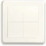 Shelly - Wandtaster Blu Wall Switch 4, 4-fach, 16 Aktionen