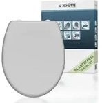 Sch&uuml;tte - Duroplast Wc-sitz Grey, Mit Absenkautomatik Und Schnellverschluss