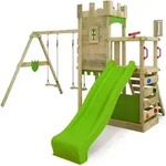 Spielturm Ritterburg Boldbaron Mit Schaukel & Sandkasten, 10-j&auml;hrige Garantie,