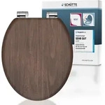 Sch&uuml;tte Wc-sitz Aus Mdf Holz Mit Absenkautomatik Toilettendeckel Uni Klodeckel