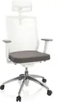 Profi B&uuml;rostuhl Aspen White Pro Grau/wei&szlig; Hjh Office