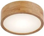 Lamkur Lighting - Lamkur Round Zylindrische Deckenleuchte Eiche, 1x E27