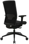 Topstar - B&uuml;rodrehstuhl Synchr.-m.schwarz 450-570mm M.lehnen Trgf.110kg