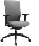Topstar - B&uuml;rodrehstuhl Synchr.-m.grau 450-570mm M.lehnen Trgf.110kg