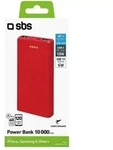 Sbs Ttbb10000fastr Powerbank Lithium Polymer (lipo) 10000 Mah Rot