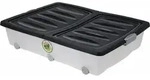 Spetebo - Xl Unterbettkommode Mit Klappverschluss - 60 Liter / Schwarz -