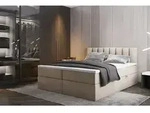 Palermo Boxspringbett 200x200 Mit Bettk&auml;sten H3 Matratze Hellbeige - Trada