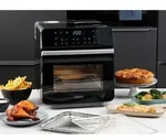 Princess - 3in1 Digitale Hei&szlig;luftfritteuse Mini Backofen & Dampfgarer 10 Liter, 1550