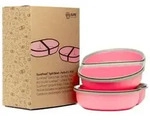 Doppelnapf Sureflap Surefeed 2er-set Rosa Mit Dichtungsring