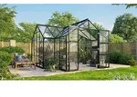 Vitavia - Gew&auml;chshaus 'clarus', Schwarz, 13 M2, 3 Mm Esg