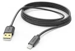 Hama Usb-ladekabel Usb 2.0 Apple Lightning Stecker, Usb-a Stecker 3.00 M Schwarz 