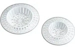 4er Set Abflusssieb K&uuml;chen Sp&uuml;le Sieb Sp&uuml;lbecken Abfluss Filter Kunststoff - Weiss