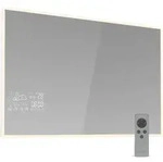 Infrarotheizung 500w &ndash; Wandmontage, Smart Mirror Mit Led-anzeige, Ip44 F&uuml;r