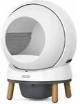 Petsafe Smartspin Selbstreinigendes Katzenklo Wei&szlig;