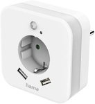 Hama Led Nachtlicht Mit Steckdose Und Usb-a