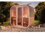 Fasssauna Ellipso M Fasssauna 1 Sitzb&auml;nke Aus Holz , Sauna Mit 42 Mm Wandst&auml;rke,