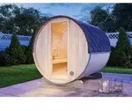 Fasssauna Mini S Fasssauna 2 Sitzb&auml;nke Aus Holz , Sauna Mit 42 Mm Wandst&auml;rke,