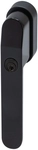 Abus Abschlie&szlig;barer Fenstergriff Fg400 Bk Mit Druckzylinder - Schwarz - Al0125