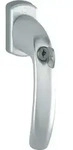 Hoppe - Fenstergriff New York 0810s/u10 Tbt1 Aluminium 32 Mm F9016 / Verkehrswei&szlig;