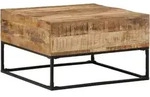 Couchtisch 68x68x41 Cm Raues Mangoholz Vidaxl