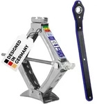 Alca&reg; Scherenheber Mit Ratsche &ndash; 1t Tragkraft, H&ouml;henverstellbar 100&ndash;350mm, T&uuml;v