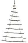 Holz Weihnachts Baum - 90 Cm - Zum H&auml;ngen Wand Advent Winter Deko Behang
