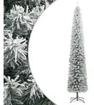 Prolenta Premium Weihnachtsbaum Schlank Mit St&auml;nder Beschneit 270