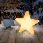 Esotec - Solarleuchte Leuchtstern ⌀ 40 Cm Dekoleuchte Au&szlig;en Wetterfest 102122