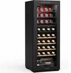 Klarstein - Bovella 36 Duo+ Weink&uuml;hlschrank &ndash; 36 Flaschen, 2 Zonen, 5&ndash;18&deg;c,