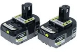 Rb18ll50f12b 2x Akku 18 V 5,0 Ah / 5000 Mah Li-ion ( 5133004831 ) Mit