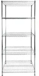Schwerlastregal Metallregal Himalaya Verchromt 4 B&ouml;den 160 X 90 X 45 Cm