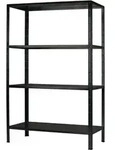 Schulte Regalwelt Steckregal Mit 4 Powermax Fachb&ouml;den, 65 Kg Tragkraft, 180x120x40